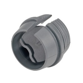 Connector, Snap-In, PVC, k.o. size 3/4\